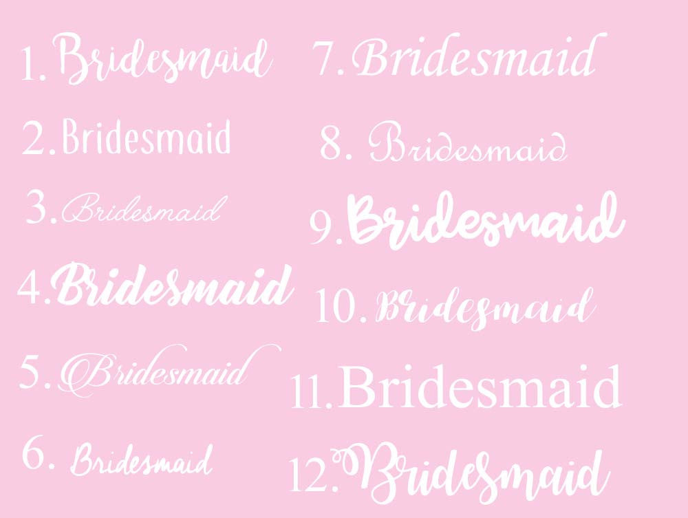 Gold Foil Bridesmaid shirts - Atlanta Monogram