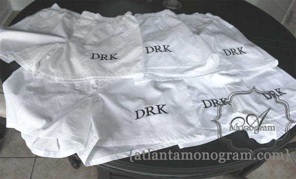 Men's Monogrammed Boxers