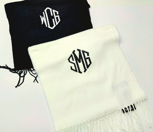Monogrammed Scarf Personalized Gifts for Men