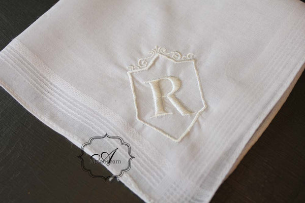 Monogrammed Men's Hankerchiefs