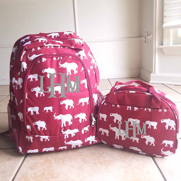 Grey Elephants backpack - Atlanta Monogram