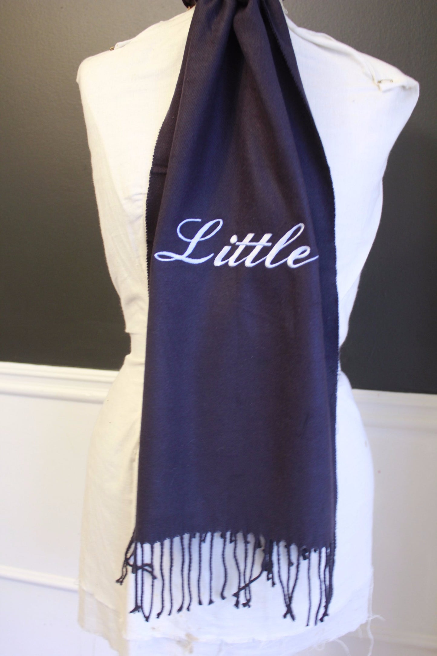 Monogrammed Cashmere feel Scarf - Atlanta Monogram