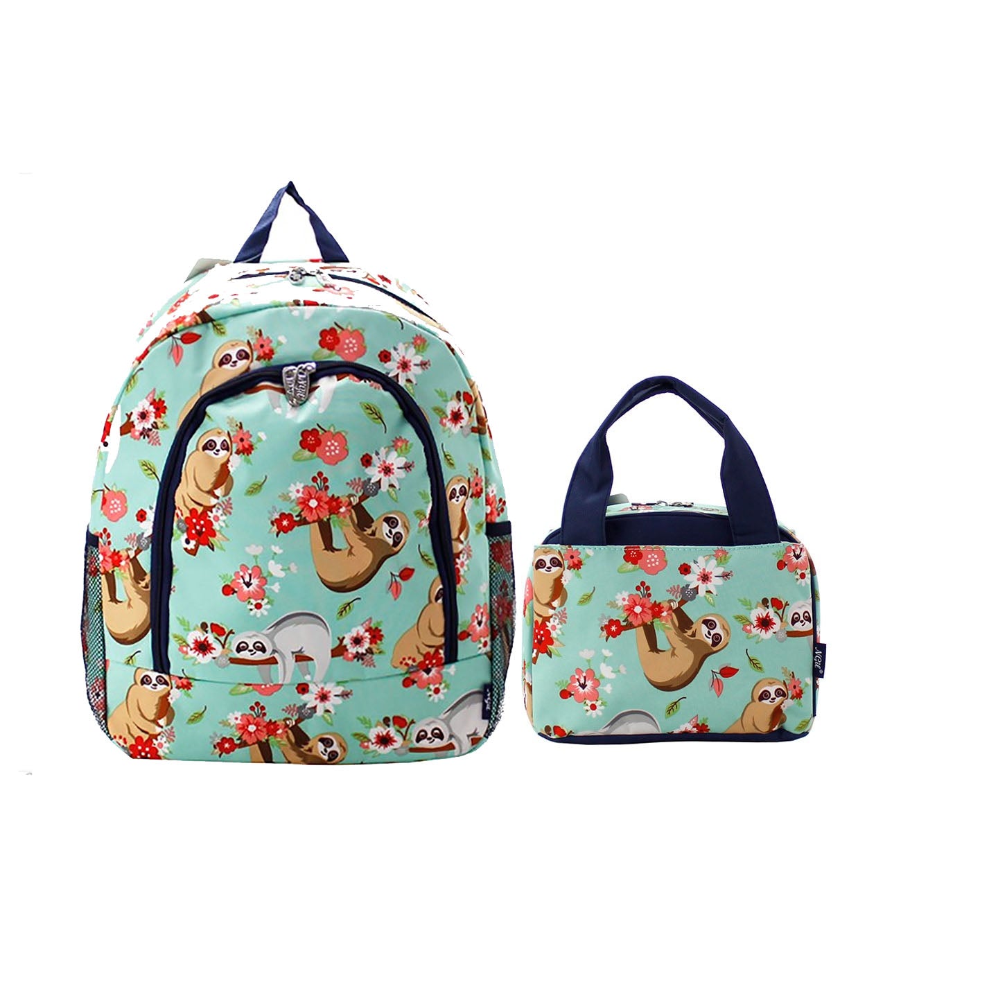 Sloth Backpack and lunch bag set