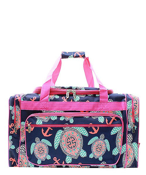 Monogrammed Sea Turtle Duffel bag - Atlanta Monogram