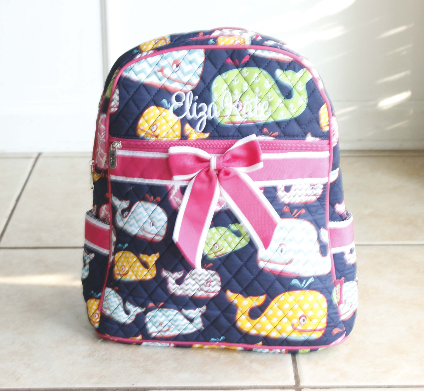 Quilted Whale backpack - Atlanta Monogram