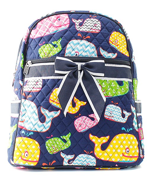 Quilted Whale backpack - Atlanta Monogram