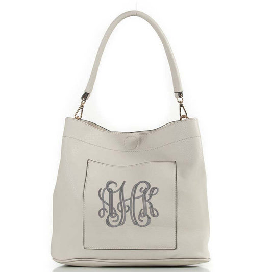 Monogrammed Bucket purse - Atlanta Monogram
