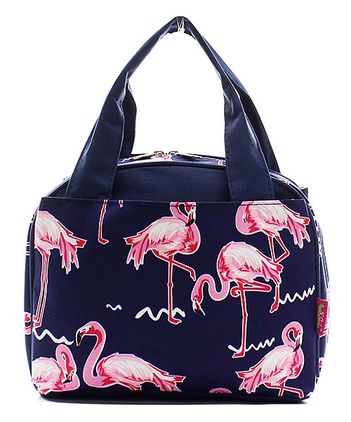 Flamingo Lunch Bag - Atlanta Monogram