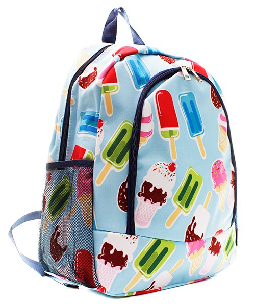 Popsicle Ice Cream backpack and lunch bag