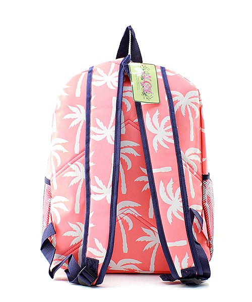 Personalized Navy Palm Tree backpack- Monogrammed backpack - Atlanta Monogram